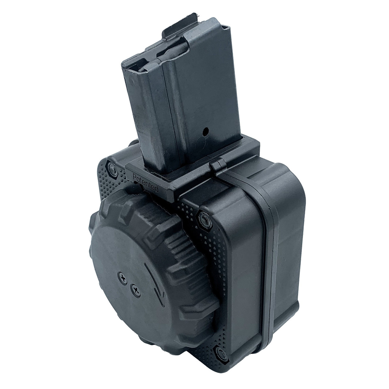 ProMag Industries DRM-A97 50-Round Drum Magazine for Ruger Mini-14 .223/5.56 - Durable Polymer Body & Lifetime Warranty