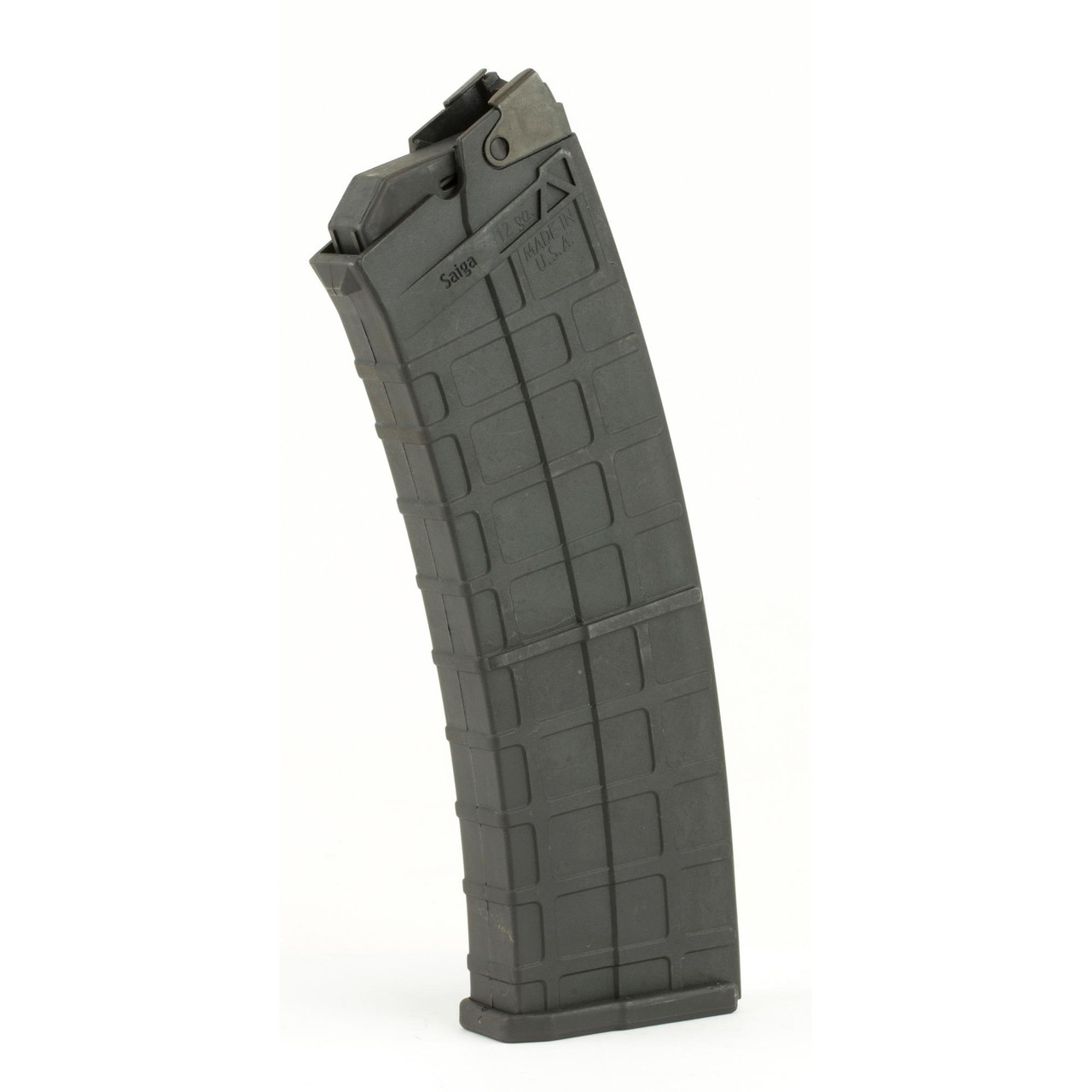 ProMag Industries SAI 02, gun magazine with a durable black polymer construction and a textured exterior for secure handling.