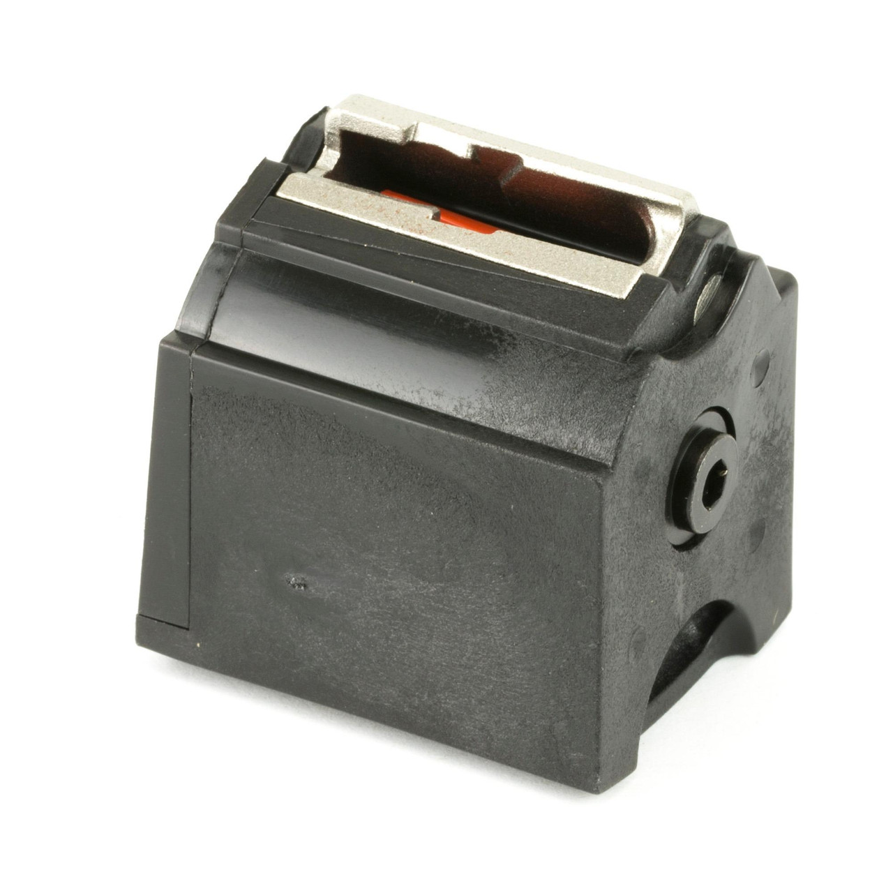 Ruger 90041 Factory Magazine, durable polymer and steel feed lips for enhanced reliability.
