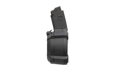 Magpul Industries MAG1035-BLK, black magazine pouch with open top for easy access and secure fit.