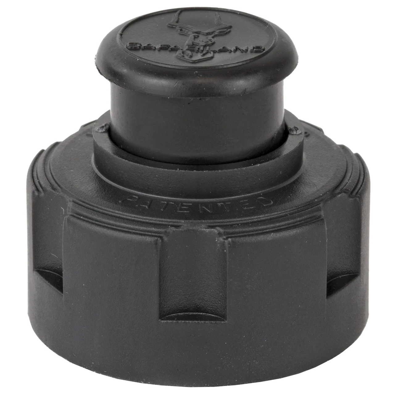 Safariland J-GL8C Speed Loader, black plastic revolver speed loader for efficient reloading.