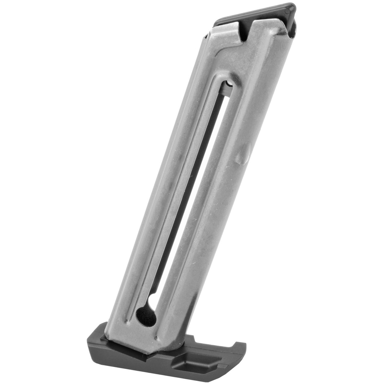 Ruger 90229, firearm magazine with a slim and metallic design, suitable for use in handguns.
