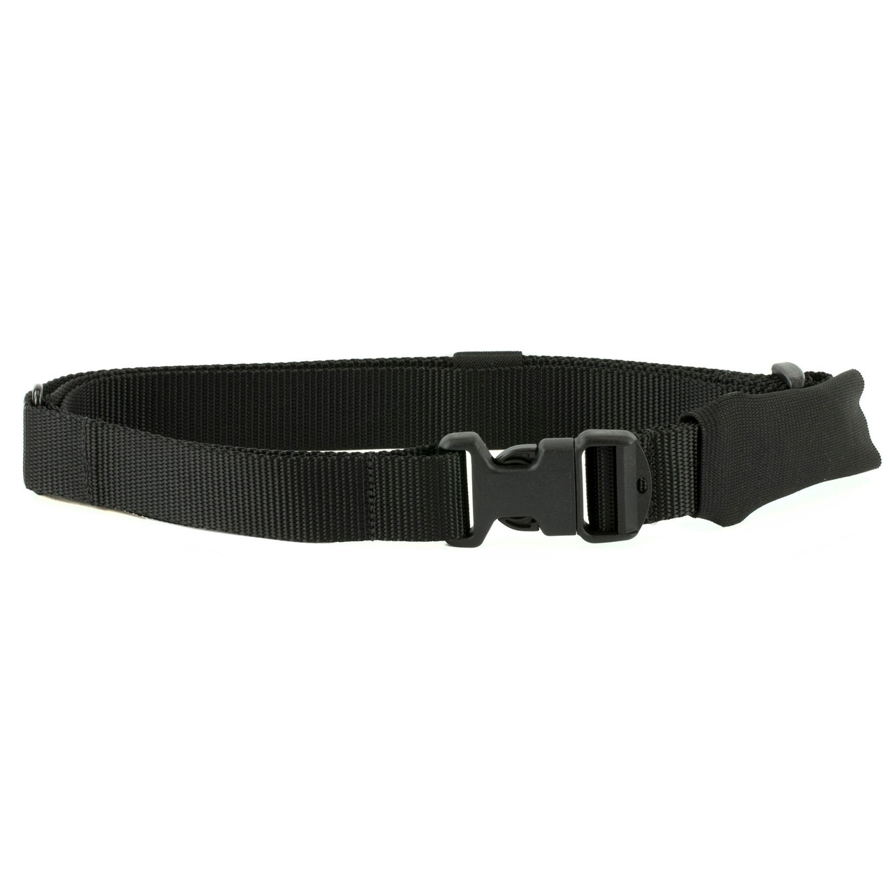 BLACKHAWK 70GS15BK Single-Point Sling - Adjustable Comfort & Durability for Firearms, black tactical firearm single-point sling with quick-release buckle.