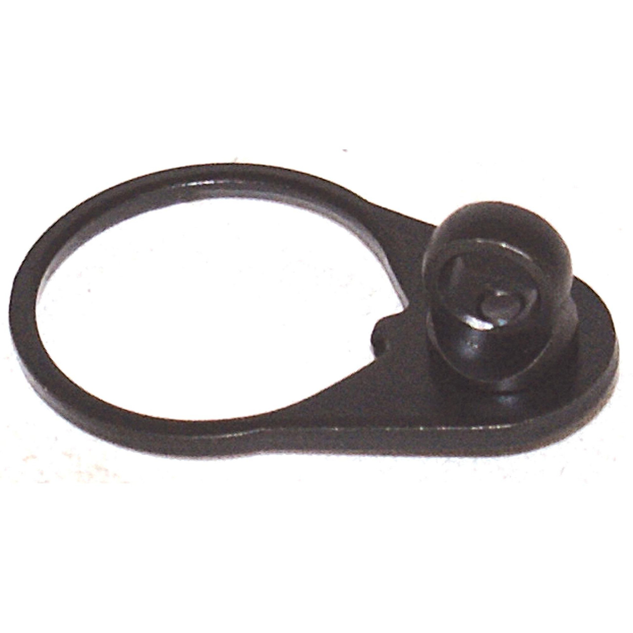 BLACKHAWK 70SM04BK Ambidextrous Single-Point Sling Adapter for AR-15/M4 Collapsible Stocks, metal sling attachment fitting for firearm accessory mounting
