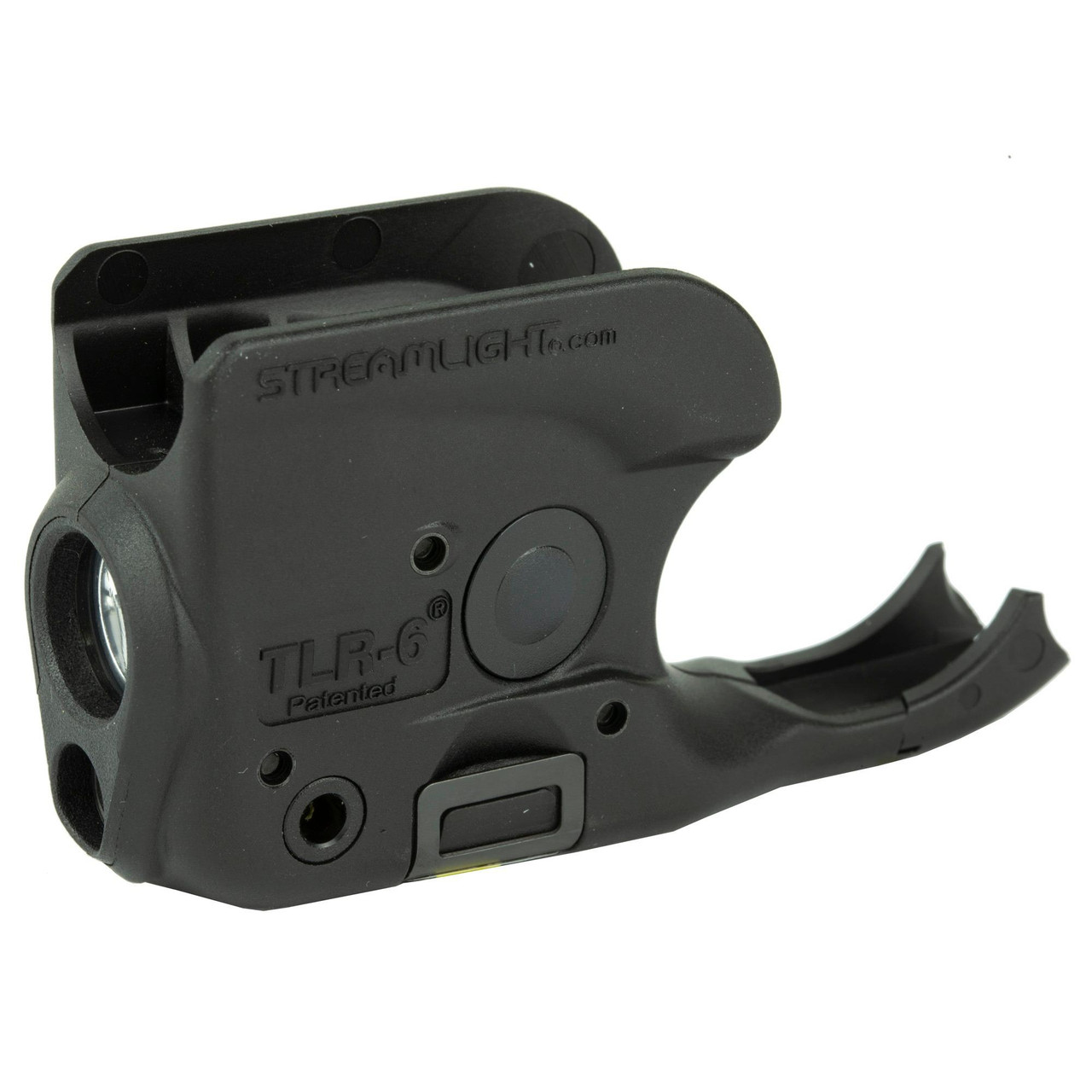 Streamlight 69279 Subcompact Pistol Light & Laser, compact black pistol light with laser attachment for 1911 handguns from Kimber, Colt, Ruger, Smith & Wesson.