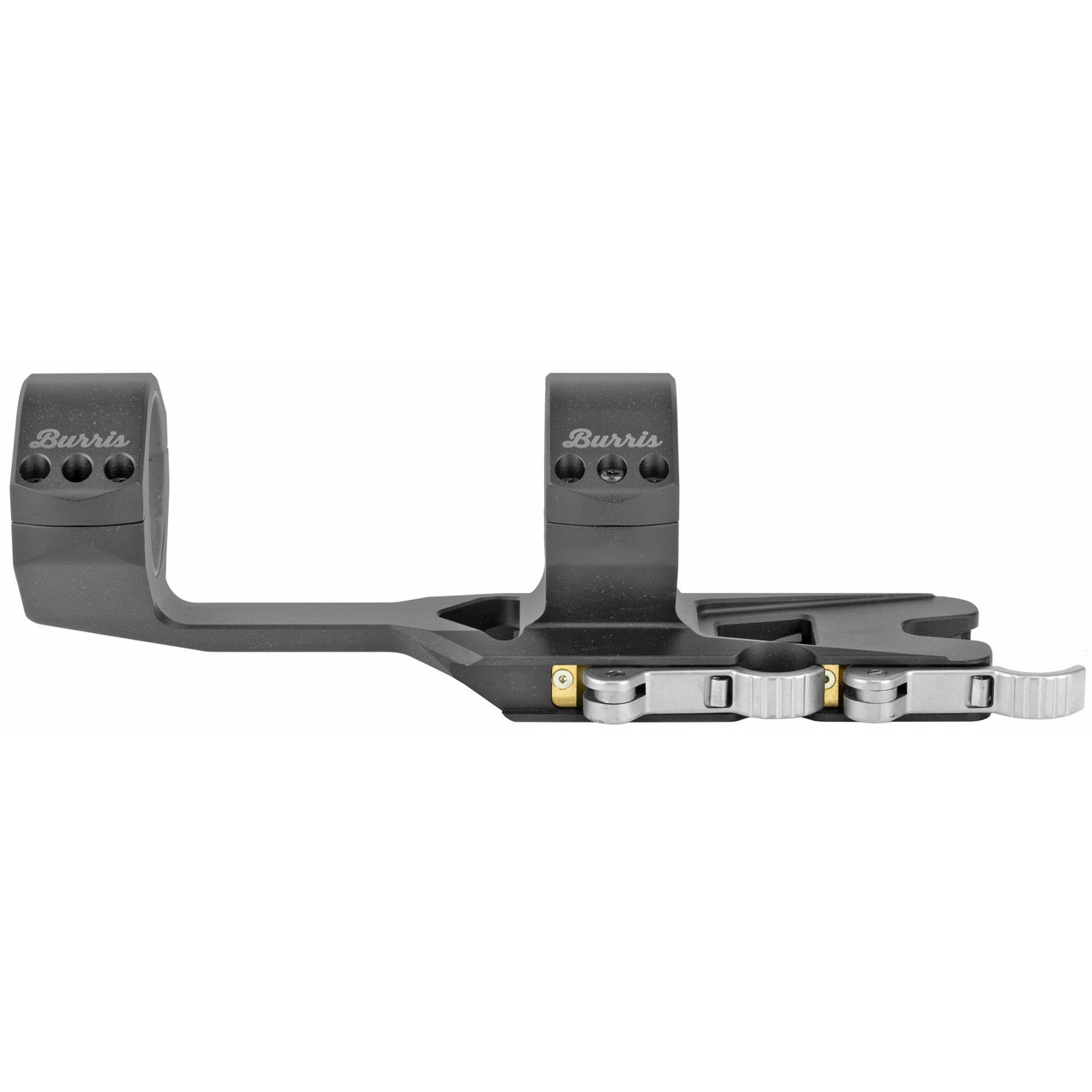 Burris Optics 410354 QD Mount - High-Performance 1/4 MOA Optic for Superior Shooting Accuracy, mounted on a firearm rail for precision targeting.