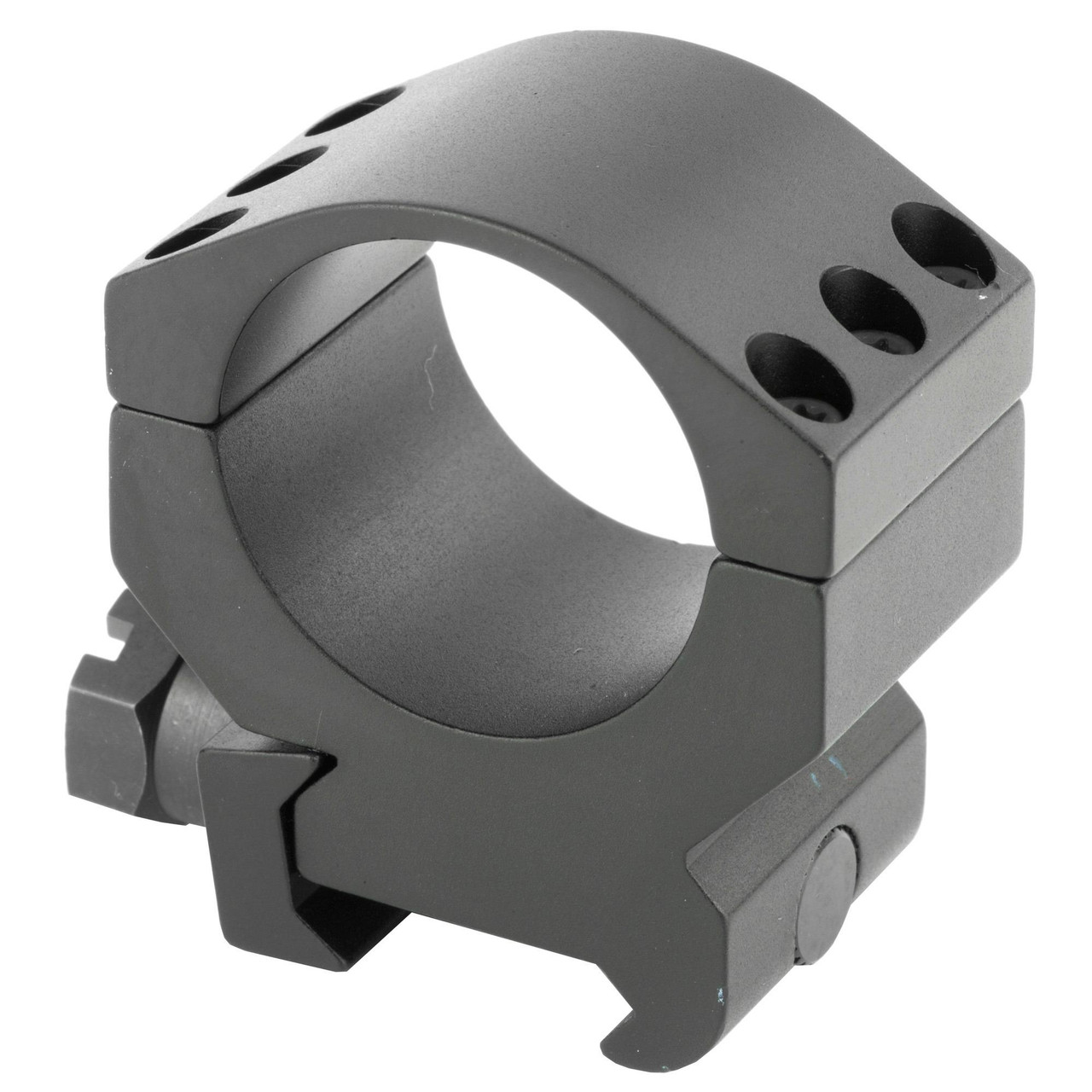 Burris Optics 420163 Xtreme Tactical Rings - Heavy-Duty Scope Mounts for Hunting & Tactical Gear, a sturdy black scope mount with multiple screw holes for secure attachment