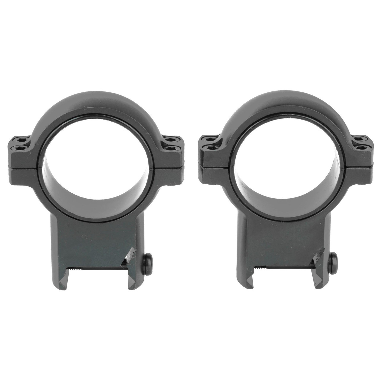 Burris Optics 420585 Signature Rings, Premium Durable Steel Scope Mounts for Precision Accuracy in Any Condition, shown in a pair on a white background.