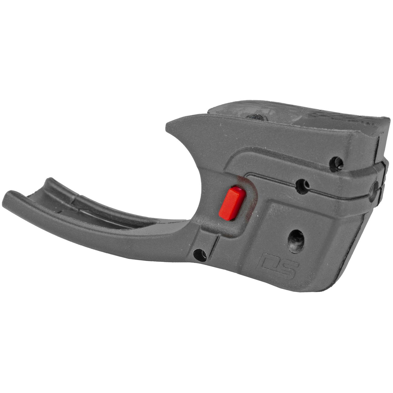 Crimson Trace Corporation Crimson Trace DS-122 Defender Series Laser Sight for Ruger LCP, precision red laser with adjustable windage and elevation, mounted on a gun.