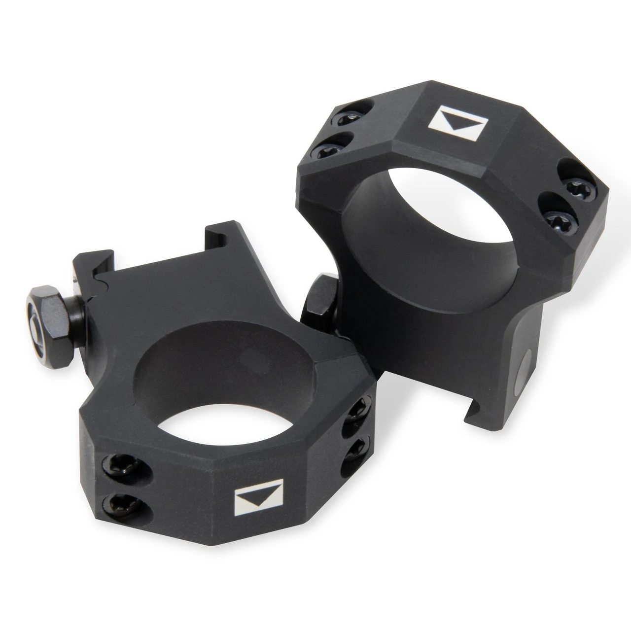 Steiner 5965 Tactical Scope Rings, durable 34mm alignment medium height rings for Picatinny rails, precision manufacturing.