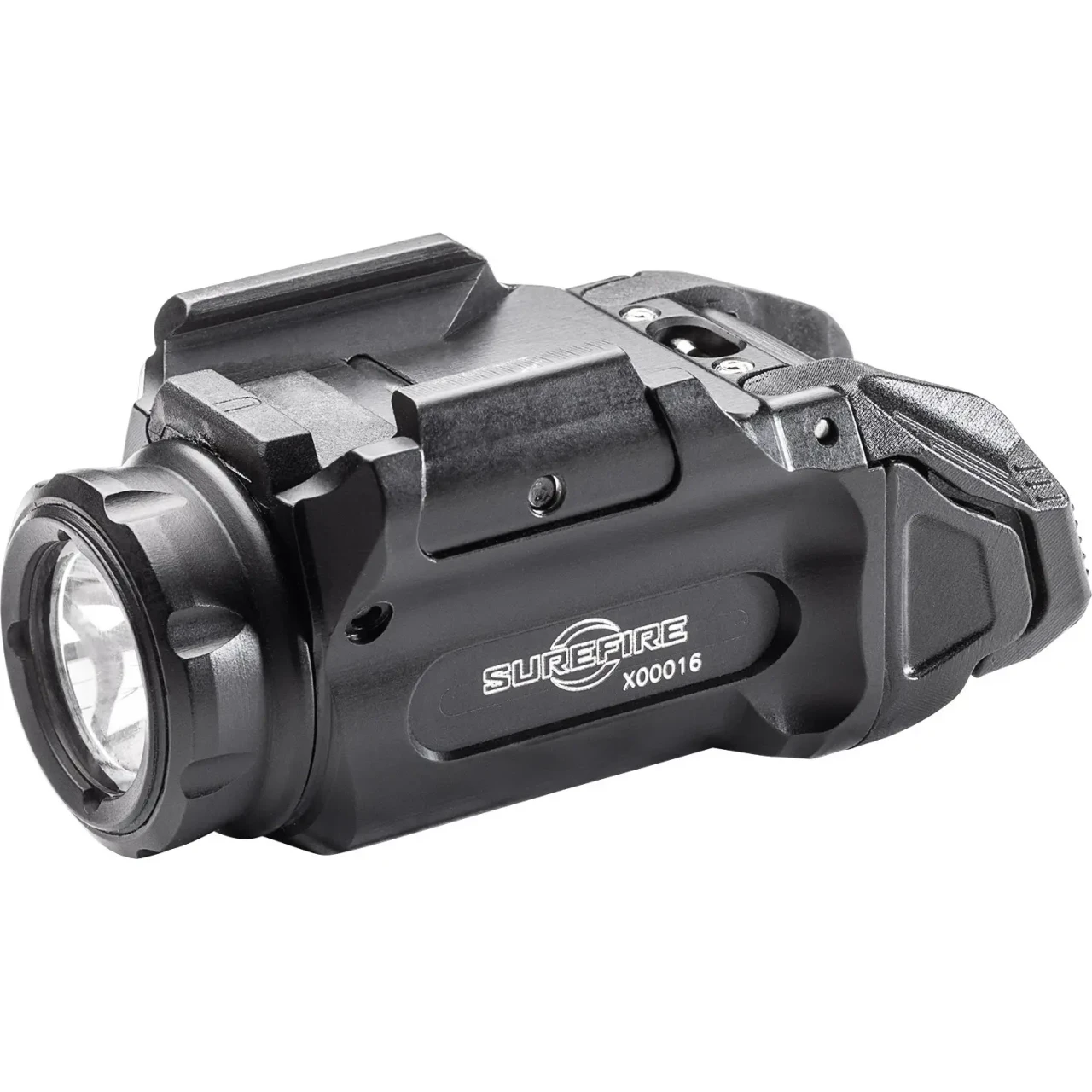 Surefire XC3-B Compact Weapon Light - 1000 Lumen Tactical Flashlight for Handguns, black tactical firearm flashlight with LED and secure mount for handguns.