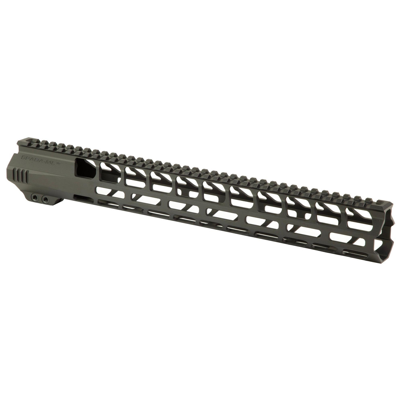 LanTac USA LLC 01-HG-015-SPADA-ML Lightweight M-LOK Handguard, durable aluminum, anti-slip design, made in USA, firearm accessory.