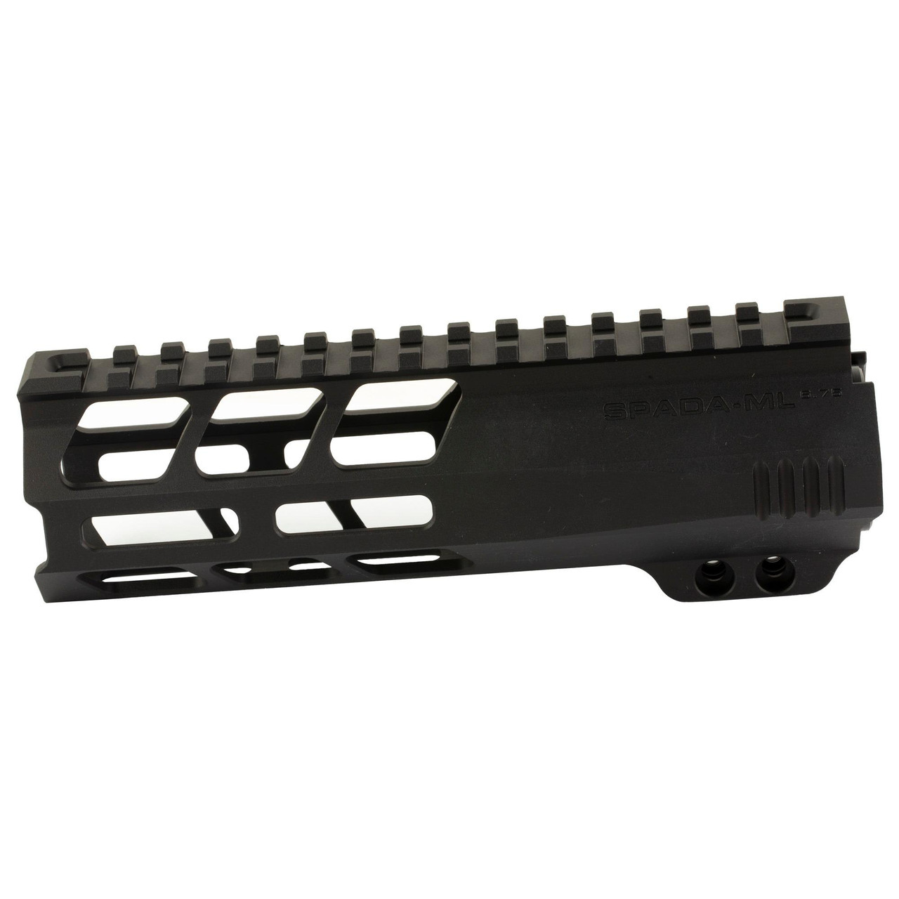 LanTac USA LLC 01-HG-006-SPADA-ML Precision Handguard, durable M-LOK compatible 6005A-T6 aluminum with Type 3 anodized finish, black, lightweight tactical firearm accessory.