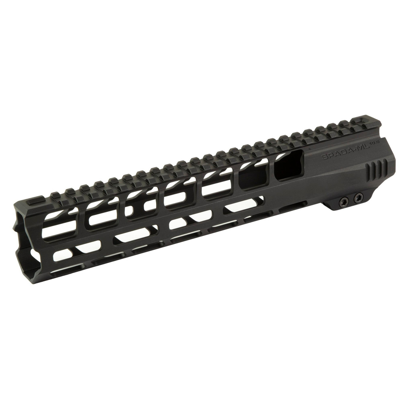 LanTac USA LLC 01-HG-010-SPADA-ML Durability Handguard, a lightweight, premium extruded aluminum handguard featuring M-LOK system, made in the USA.