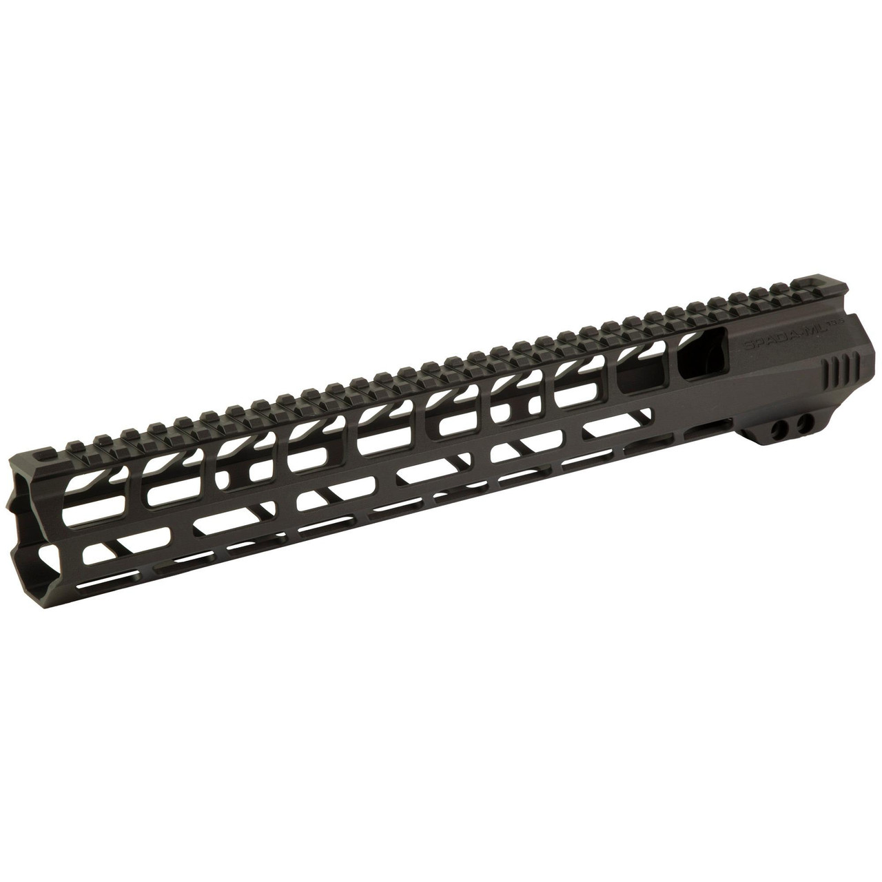 LanTac USA LLC 01-HG-013-SPADA-ML M-LOK Handguard, durable 6005A-T6 aluminum, anti-slip and anti-rotation design, finished with Type 3 hardcoat anodizing, made in USA.