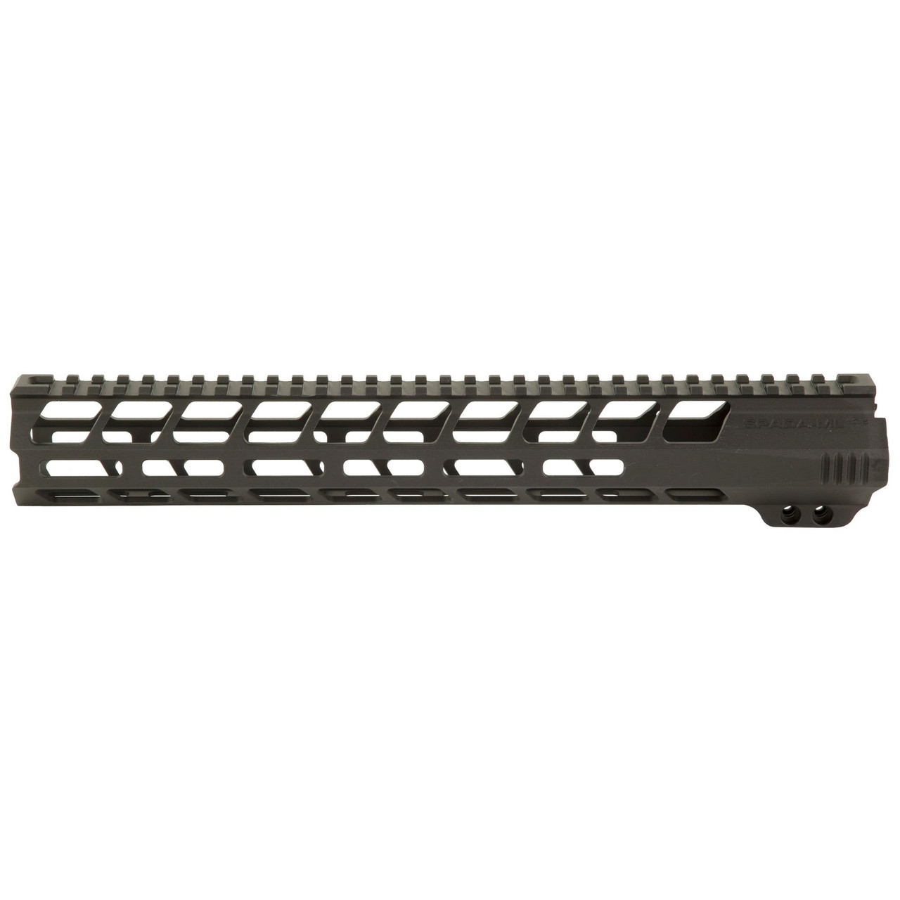 LanTac USA LLC 01-HG-013-SPADA-ML M-LOK Handguard, lightweight and durable aluminum handguard with anti-slip and anti-rotation features, matte black finish, made in USA.