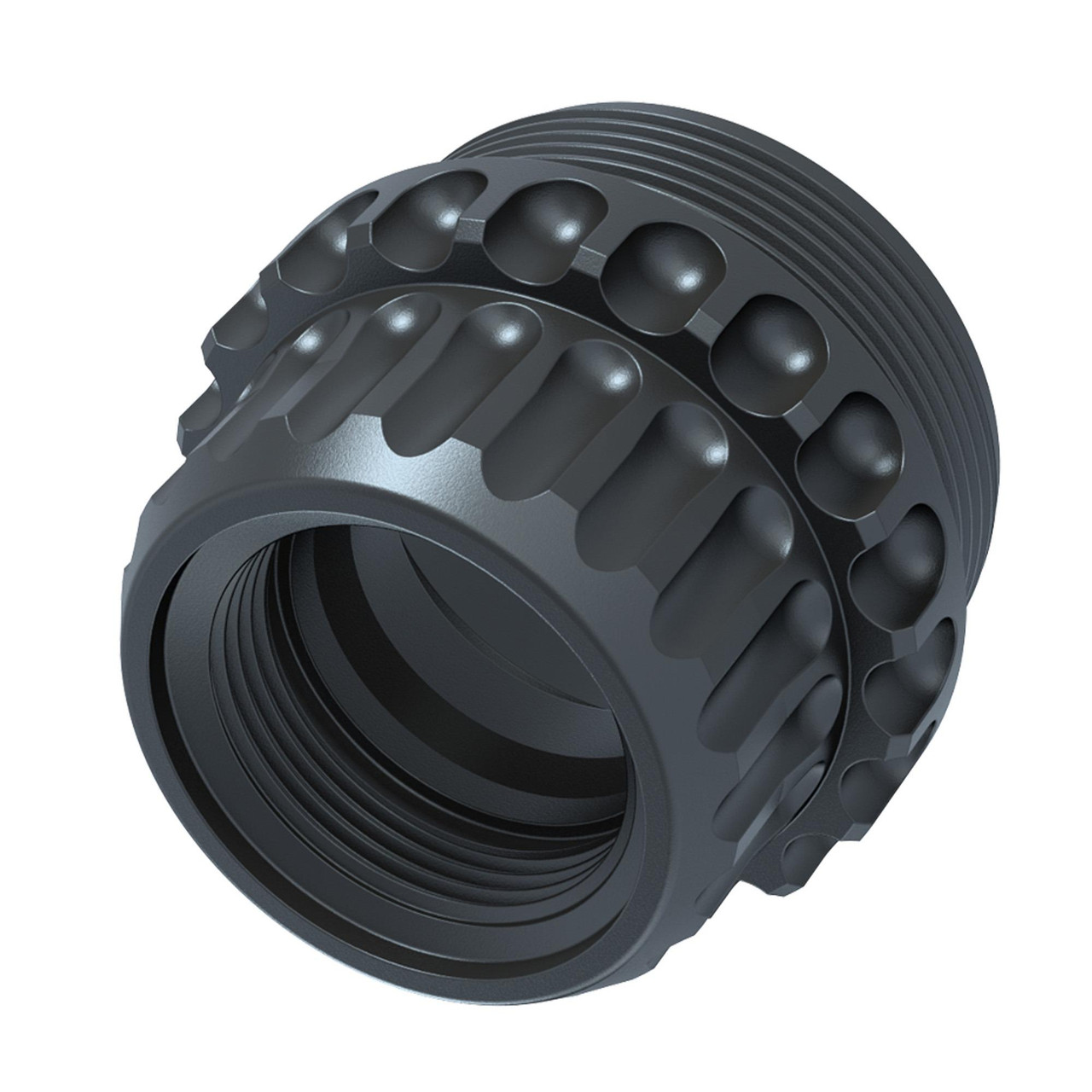 LanTac USA LLC HUB-ADC-PB-1375-TI Titanium HUB Adapter, a durable lightweight firearm component with a versatile design for easy installation and firearm optimization.