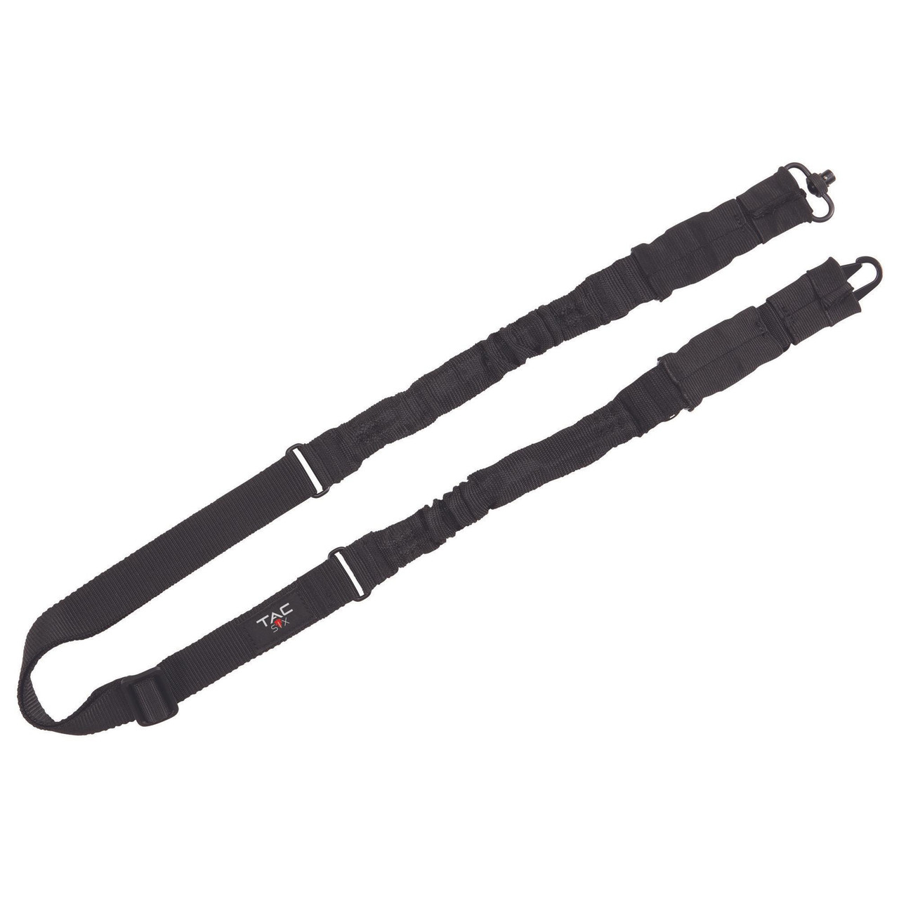 Allen Company 8491 Tac-Six Citadel Sling, versatile single/double point tactical gun sling with adjustable length and secure attachments, black in color.