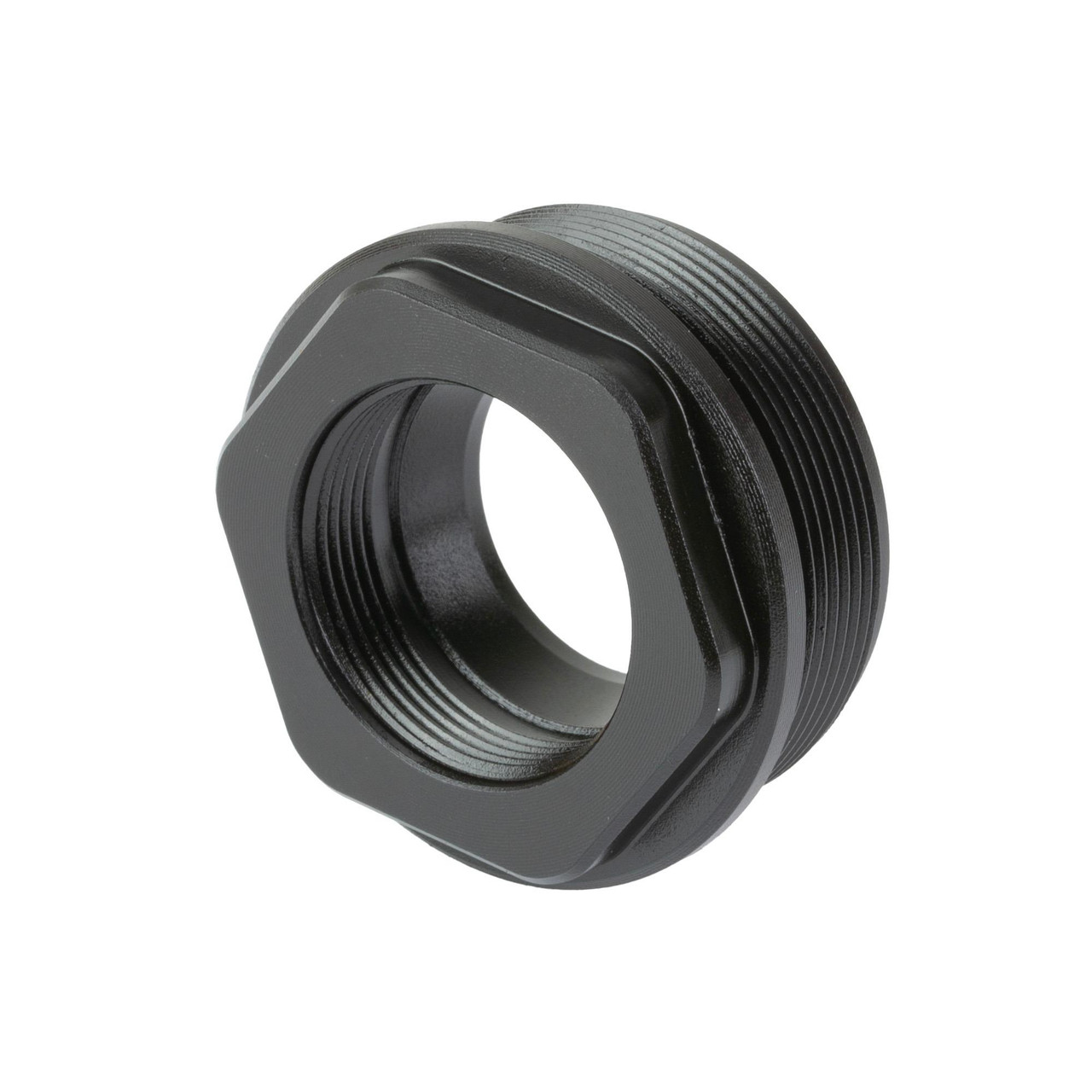 Breek Arms BRK4402 Plan B HUB One Universal Suppressor Mount – Precision 17-4 Stainless Steel, Lightweight Design, Universal Compatibility, black threaded suppressor mount for firearms.