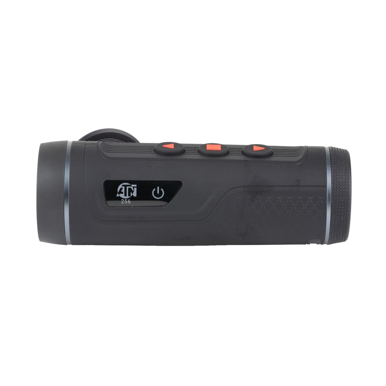 ATN Corp TIMNBLS210G6 Thermal Imaging Device, compact handheld thermal camera with 256x192 infrared sensor, lightweight and durable design with 32GB memory and control buttons.