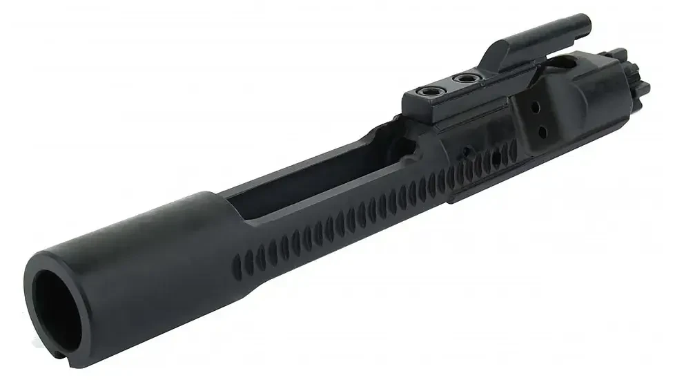 TacFire 5.56 NATO Bolt Carrier Group - Premium QPQ Nitride BCG for AR-15, black full-auto ready precision machined steel component with enhanced durability and reliability.