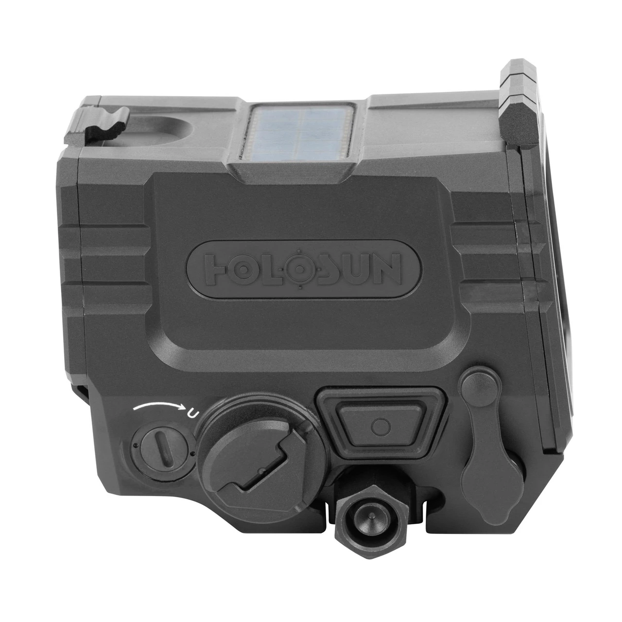 Holosun Technologies AEMS-EVO-DUAL Red Dot Sight with Green & IR Lasers, tactical optic for precision shooting, featuring dual laser options and rugged construction.