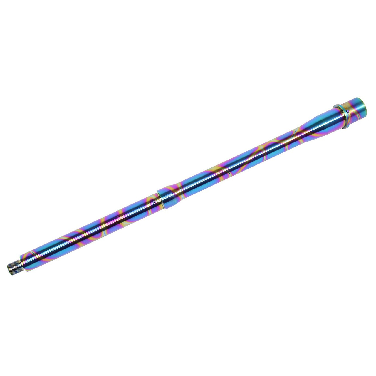 Guntec USA BAR-16-RPVD-TD 16" 5.56mm 1:7 Twist M4 4150 Barrel (Rainbow PVD Coated) (Tie Dye Pattern)