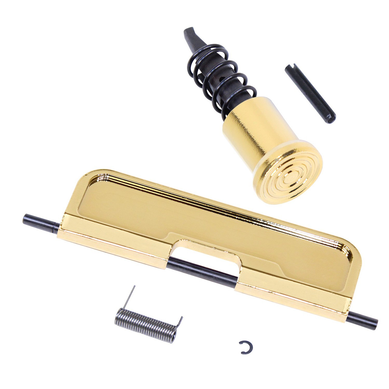 Guntec USA 223UPPER-CKIT-G3-GP AR-15 Upper Completion Kit With Gen 3 Dust Cover (Gold Plated)