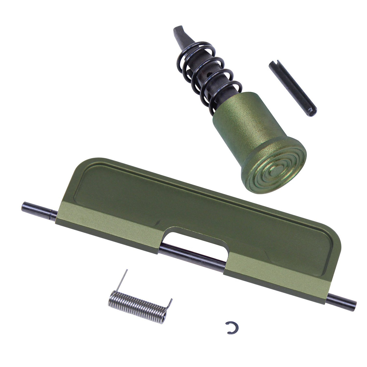 Guntec USA 223UPPER-CKIT-G3-GREEN AR-15 Upper Completion Kit With Gen 3 Dust Cover (Anodized Green)