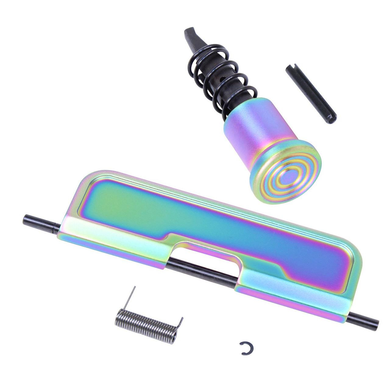 Guntec USA 223UPPER-CKIT-G3-M-RPVD Guntec USA 223UPPER-CKIT-G3-M-RPVD AR-15 Upper Completion Kit With Gen 3 Dust Cover (Matte Rainbow PVD Coated) 223UPPER-CKIT-G3-M-RPVD