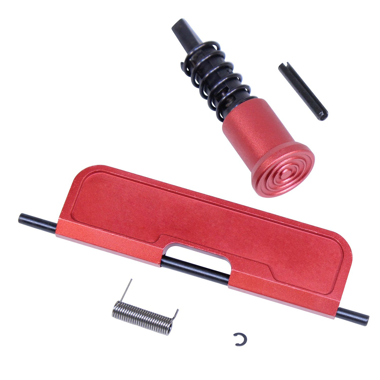 Guntec USA 223UPPER-CKIT-G3-RED AR-15 Upper Completion Kit With Gen 3 Dust Cover (Anodized Red)