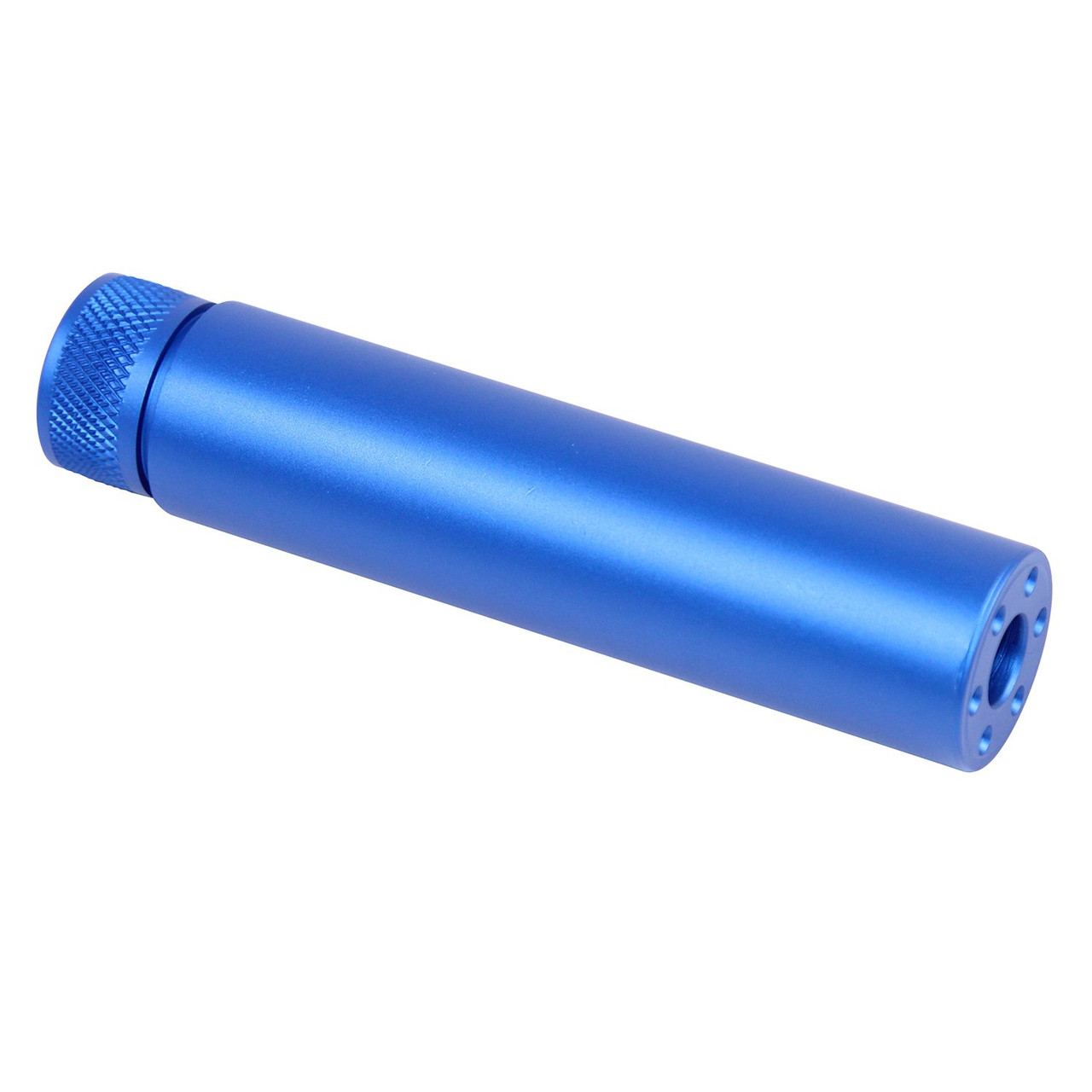 Guntec USA 5.5FAKE-AR-BLUE AR-15 5.5'' Fake Suppressor (Anodized Blue)