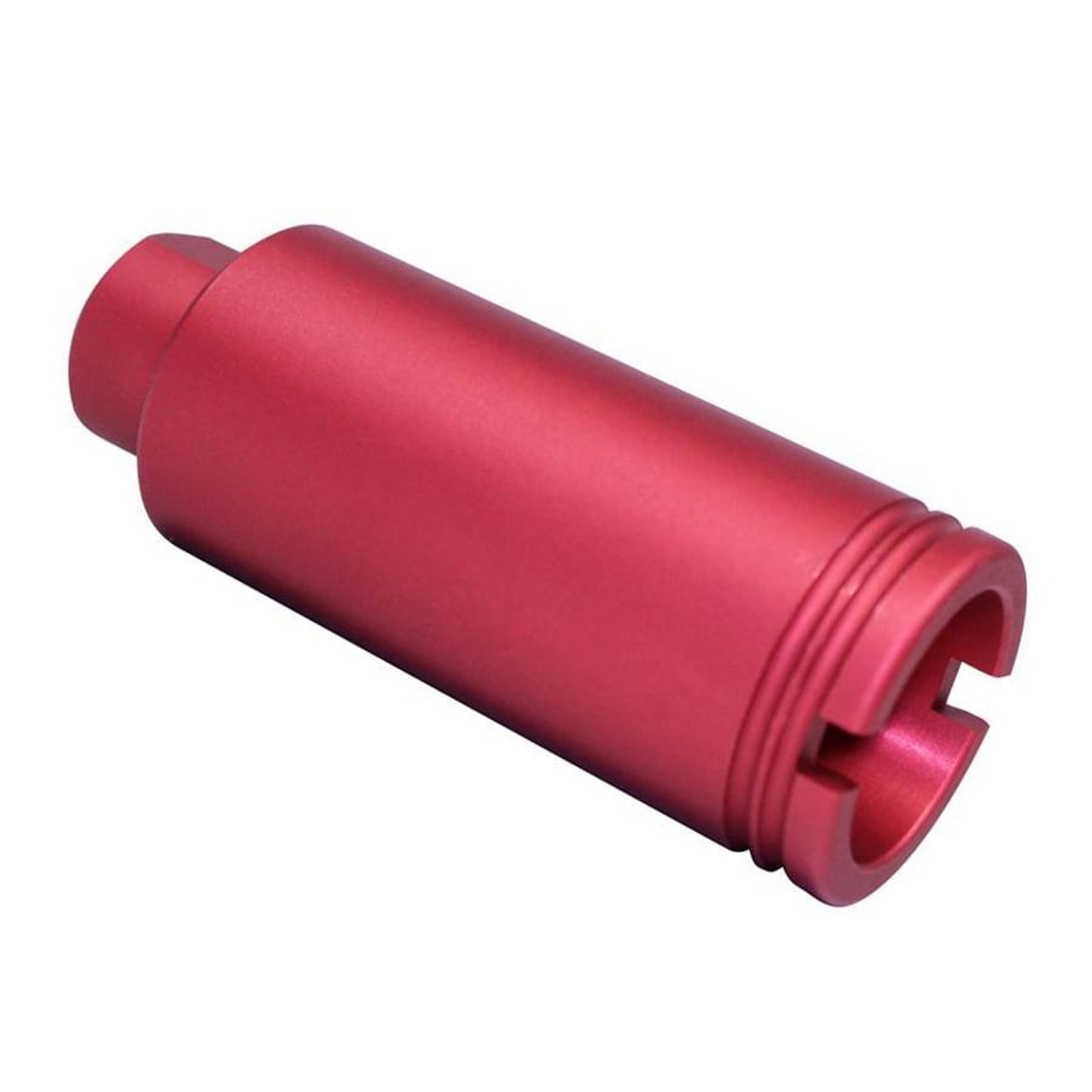 Guntec USA CONE-FH-S-RED 223/5.56 Rifle Slim Line Cone Flash Can (Anodized Red) 