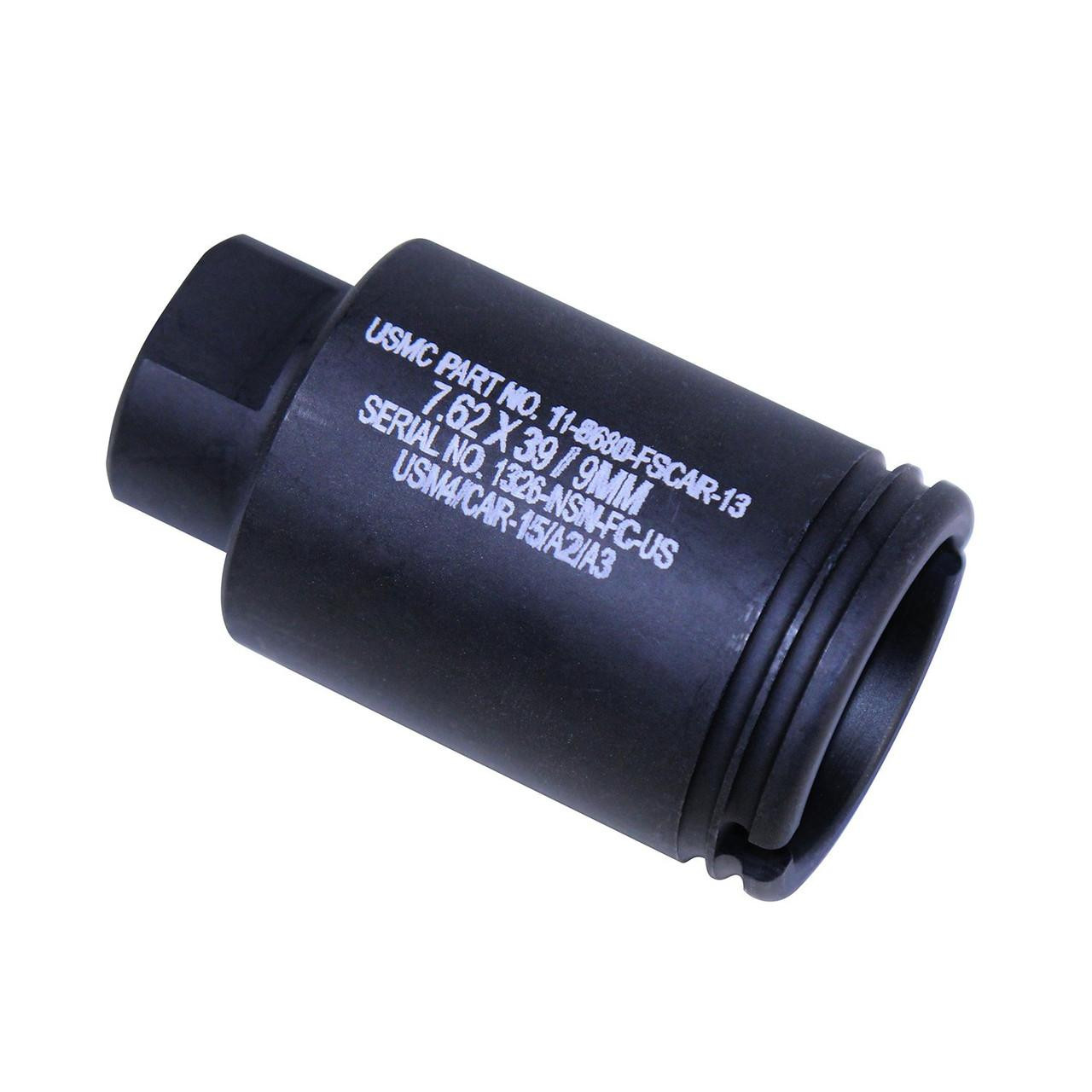  Guntec USA MCONE-FH-9-LASER 223/5.56 Rifle Micro Flash Can (9mm) (Anodized Black) (Laser Engraved) 