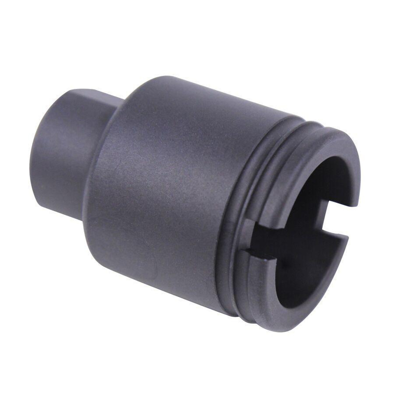  Guntec USA SCONE-FH-9 AR 9mm Cal Stubby Slim Compact Flash Can (Anodized Black) 