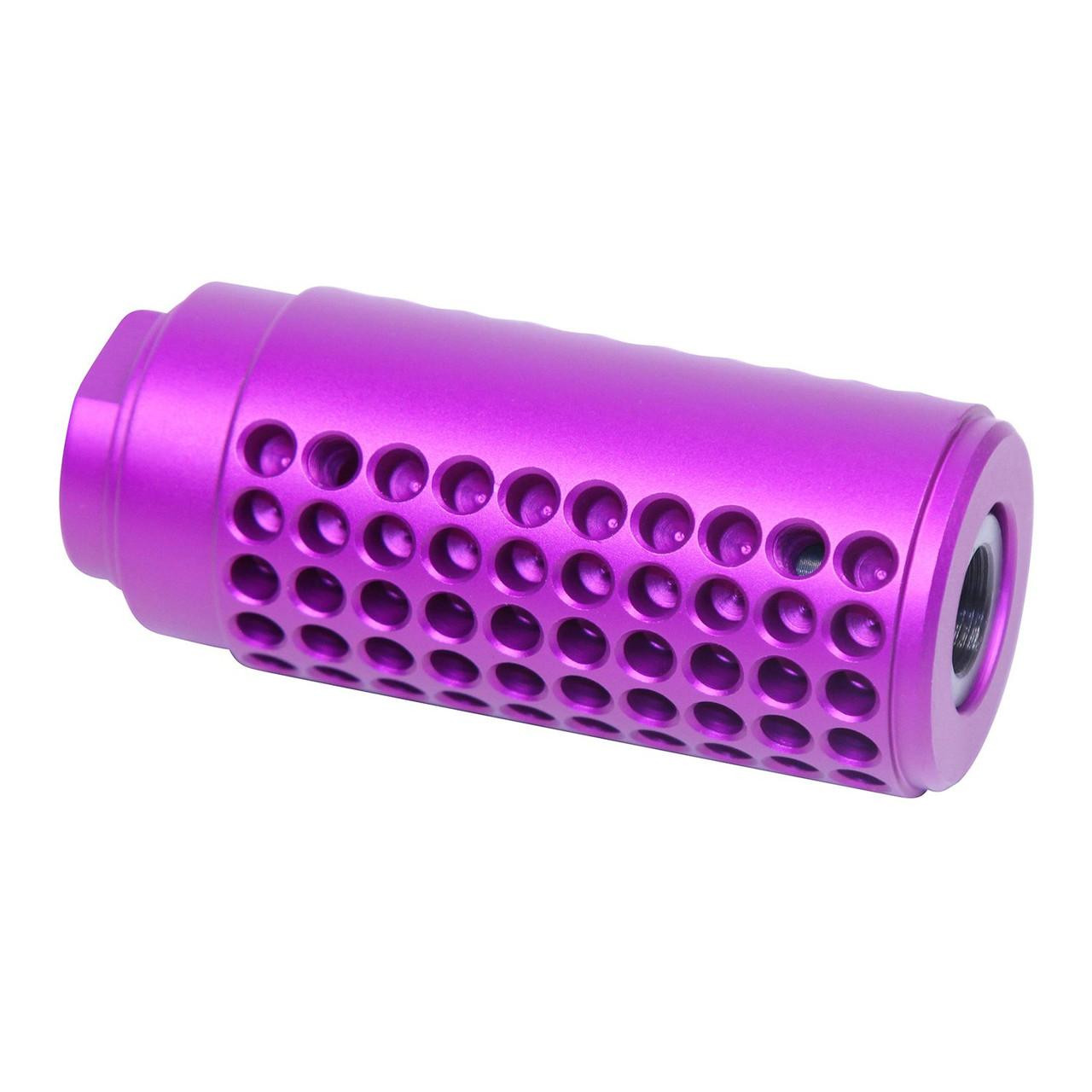 Guntec USA SOCOM-MINI-PURPLE AR-15 Micro Over Socom Style Fake Suppressor (Gen 2) (Anodized Purple) 