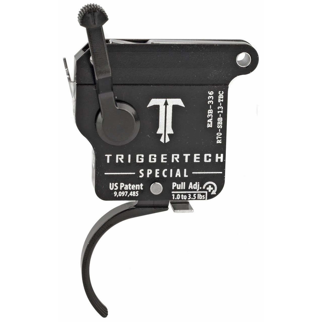 TriggerTech R70-SBB-13-TBC R700 Blk Spcl Crvd Rh Blt