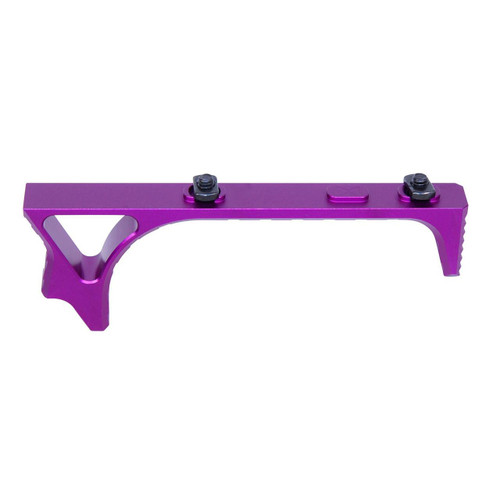 Guntec USA MLK-AG-PURPLE Guntec USA MLK-AG-PURPLE Ultralight Skeletonized Angled Grip For M-LOK MLK-AG-PURPLE