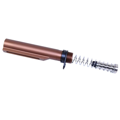 Guntec USA MILTUBESET-308-BRZ Guntec USA MILTUBESET-308-BRZ AR-10 Mil-Spec Buffer Tube Set (.308 Cal) (Anodized Bronze) MILTUBESET-308-BRZ