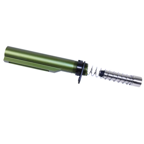 Guntec USA MILTUBESET-9-GREEN Guntec USA MILTUBESET-9-GREEN AR 9mm Cal MIL-SPEC Buffer Tube Set (Anodized Green) MILTUBESET-9-GREEN