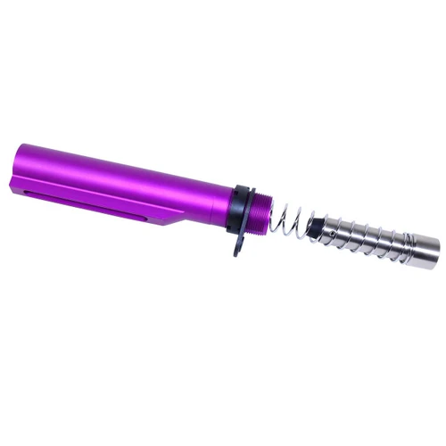 Guntec USA MILTUBESET-9-PURPLE Guntec USA MILTUBESET-9-PURPLE AR 9mm Cal MIL-SPEC Buffer Tube Set (Anodized Purple) MILTUBESET-9-PURPLE