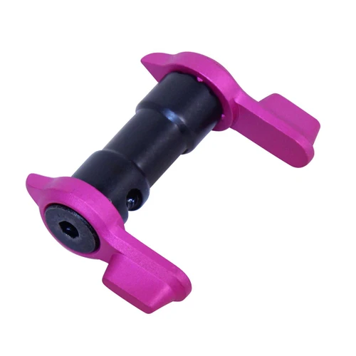 Guntec USA AMBI-STMD-PINK Guntec USA AMBI-STMD-PINK 223/5.56 Rifle Multi Degree Short Throw Ambi Safety (Anodized Pink) AMBI-STMD-PINK