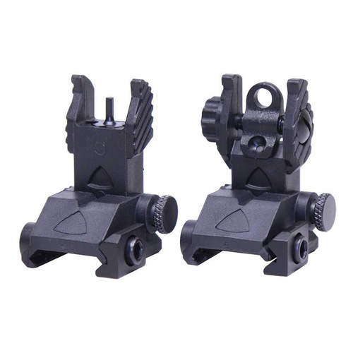  Guntec USA EZ-SIGHTS 223/5.56 Rifle 'Ez Sights' Thin Profile Polymer Back Up Iron Sight Set (Discontinued) 