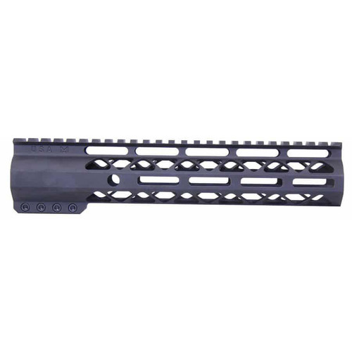  Guntec USA GT-10ALC 10" AIR-LOK Series M-LOK Compression Free Floating Handguard With Monolithic Top Rail 
