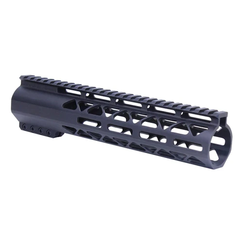 Guntec USA GT-10ALC-308 Guntec USA GT-10ALC-308 10" AIR-LOK Series M-LOK Compression Free Floating Handguard With Monolithic Top Rail (.308 Cal) (Anodized Black) GT-10ALC-308