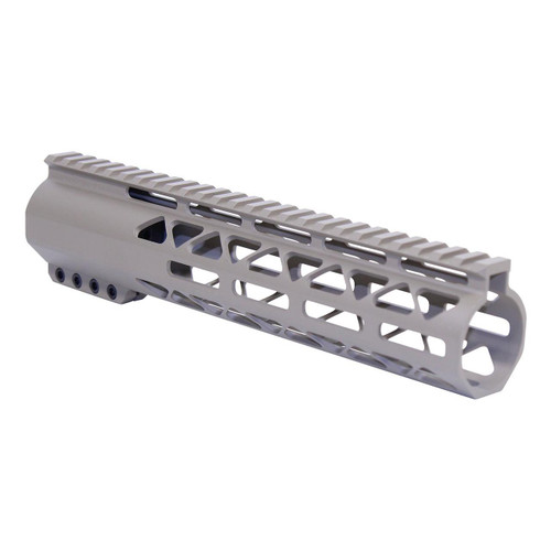 Guntec USA GT-10ALC-308-FDE 10" AIR-LOK Series M-LOK Compression Free Floating Handguard With Monolithic Top Rail (.308 Cal) (Flat Dark Earth) 