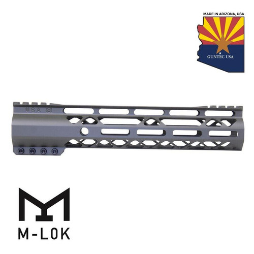 Guntec USA GT-10ALC-G2-G Guntec USA GT-10ALC-G2-G 10" AIR-LOK Series M-LOK Compression Free Floating Handguard With Monolithic Top Rail (Gen 2) (OD Green) GT-10ALC-G2-G