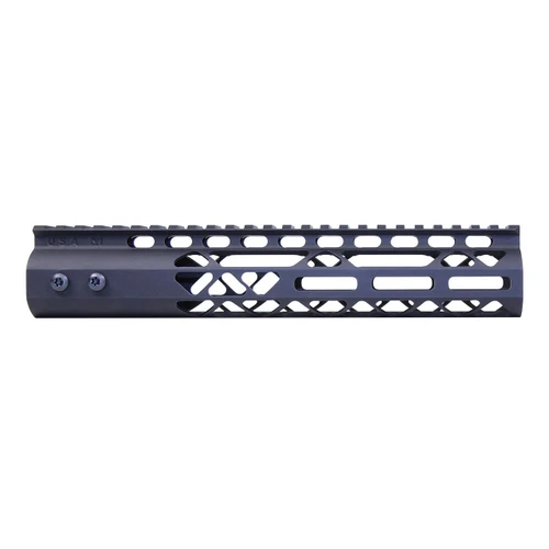 Guntec USA GT-10MLK-AL Guntec USA GT-10MLK-AL 10" Air Lite M-LOK Free Floating Handguard With Monolithic Top Rail (Anodized Black) GT-10MLK-AL