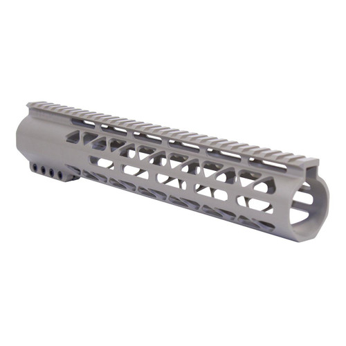  Guntec USA GT-12ALC-308-FDE 12" AIR-LOK Series M-LOK Compression Free Floating Handguard With Monolithic Top Rail (.308 Cal) (Flat Dark Earth) 