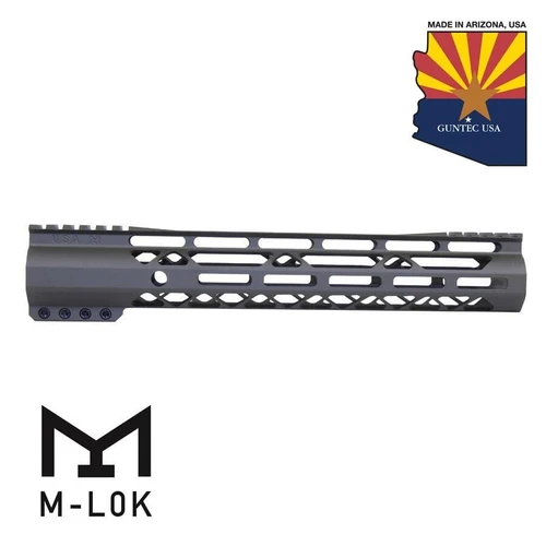 Guntec USA GT-12ALC-G2-G Guntec USA GT-12ALC-G2-G 12" AIR-LOK Series M-LOK Compression Free Floating Handguard With Monolithic Top Rail (Gen 2) (OD Green) GT-12ALC-G2-G
